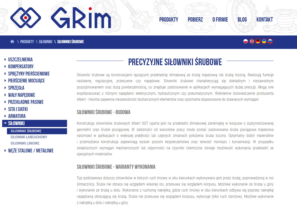 Siłowniki śrubowe - zasada działania i najważniejsze elementy konstrukcyjne